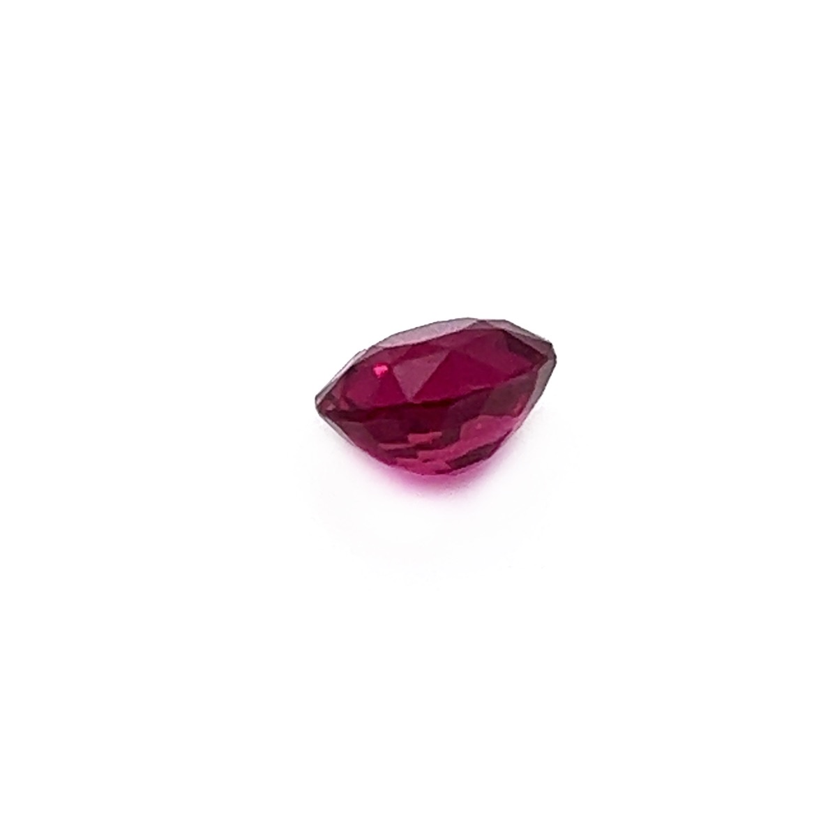 Jupitergem carats Natural 2.10 Unheated color Red Ruby Report shape with / oval GRS