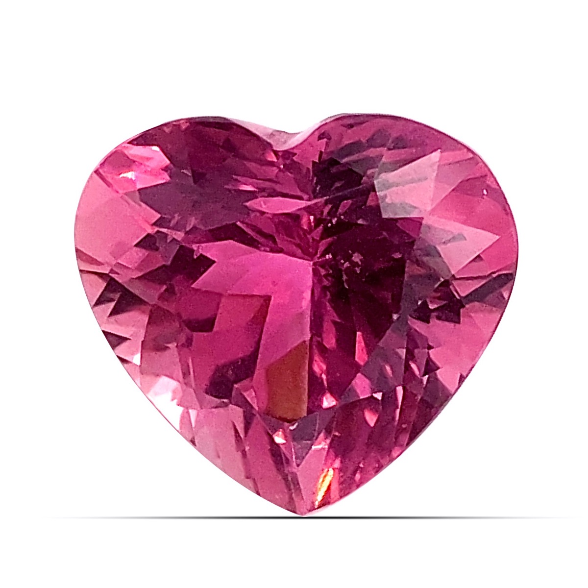 Natural Pink Tourmaline pink color heart shape 8.73 carats