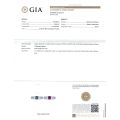 Natural Brazilian Alexandrite 0.48 carats set in Platinum Ring with 0.70 carats Diamonds / GIA Report