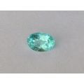 Natural Paraiba Tourmaline green-blue color oval shape 0.54 carats with GIA Report