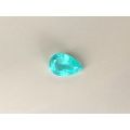 Natural Brazil Paraiba Tourmaline neon blue color pear shape 0.56 carats with AIGS Report