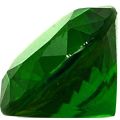 Natural Russian Demantoid Garnet with 'horse tail' inclusions 0.67 carats / GIA Report