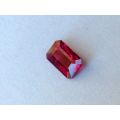 Natural Unheated Ruby purplish red color octagonal shape 0.74 carats with GIA Report