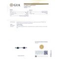 Natural Gem Quality Brazilian Alexandrite 0.85 carats set in Platinum Ring with 0.28 carats of Diamonds / GIA Report