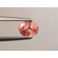 Natural Heated Padparadscha Sapphire 0.98 carats with GIA Report