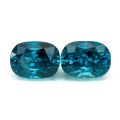 Natural Blue Zircon Matching Pair 10.20 carats