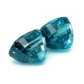 Natural Blue Zircon Matching Pair 10.20 carats