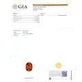 Mandarin Garnet 10.27 carats with GIA Report