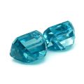 Natural Blue Zircon Matching Pair 12.71 carats