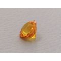 Natural Heated Yellow Sapphire orangy yellow color round shape 2.62 carats with GIA Report