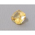 Natural Unheated  Yellow Sapphire  yellow color octagonal shape 11.68 carats with GIA Report / video