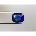 Natural Heated Sri Lankan Blue Sapphire royal blue color cushion shape 13.12 carats with GRS Report