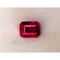 Natural Heated Ruby red color octagonal shape 1.01 carats