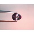 Natural Alexandrite green changing to pinkish purple color pear shape 1.02 carats with GIA Report