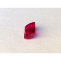 Natural Unheated Mozambique Ruby vivid red-pink color octagonal shape 1.03 carats with AIGS Report