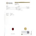 Natural Unheated Ruby 1.21 carats with GIA Report