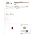 Natural Unheated Burmese Red Spinel 1.33 carats with GIA Report