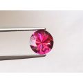 Natural Pink Tourmaline pink color round shape 1.38 carats