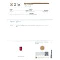 Natural Unheated Burmese Red Spinel 1.38 carats with GIA Report