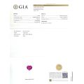 Natural Unheated Pink Sapphire 1.56 carats with GIA Report