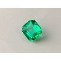 Natural Colombian Emerald green color octagonal shape 1.56 carats with GIA Report