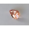 Natural Unheated Padparadscha Sapphire pink-orange color pear shape 1.56 carats with GRS Report