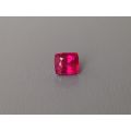 Natural Heated Ruby red color cushion shape 1.60 carats with GRS Report -sold