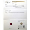 Natural Heated Mozambique Ruby 1.69 carats with GIA Report