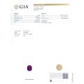 Natural Unheated Purple Sapphire 1.89 carats with GIA Report