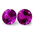 Natural Purple Sapphire Matching Pair 1.91 carats 