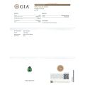 Natural Namibian Pear Demantoid Garnet 1.94 carats with GIA Report