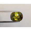 Natural Sphene oval shape 8.25 carats