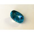 Natural Zircon blue color oval shape 20.22 carats