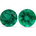 Natural Zambian Emerald Matching Pair 2.72 carats with GIA Report
