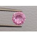 Natural Heated Pink Sapphire pink color round shape 1.24 carats
