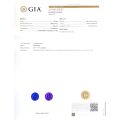 Natural Unheated Color Change Sapphire 2.08 carats with GIA Report