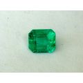 Natural Colombian Emerald green color octagonal shape 2.08 carats with GIA Report