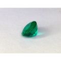 Natural Brazilian Emerald green color round shape 2.20 carats with GIA Report
