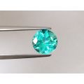 Natural Paraiba Tourmaline greenish blue color round shape 2.51 carats with GIA Report