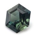 Natural Unheated Hexagonal Teal Greenish Blue Sapphire 2.91 carats with GIA Report