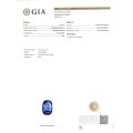 Rare Fine Unheated Cornflower Blue Sapphire 13.32 carats from Sri Lanka set in Platinum Ring with 1.96 carats Diamonds / GIA Report