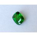 Natural Tsavorite green color cushion shape 3.11 carats with GIA Report
