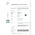 Natural Alexandrite 3.13 carats set in Platinum Ring with 0.48 carats Diamonds / GIA Report