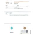  Natural Paraiba Tourmaline 3.16 carats with GIA Report 