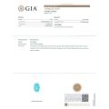 Natural Paraiba Tourmaline 3.47 carats with GIA Report 