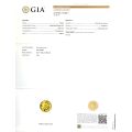 Natural Yellow Sapphire 3.54 carats with GIA Report