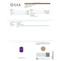 Natural Unheated Purple Sapphire 3.62 carats with GIA Report