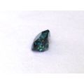 Natural Unheated Greenish Blue Sapphire cushion shape 3.63 carats with GIA Report
