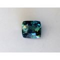 Natural Unheated Green-Blue Sapphire cushion shape 3.64 carats with GIA Report