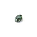 Natural Unheated Teal Bluish Green Sapphire oval shape 3.67 carats with GIA Report